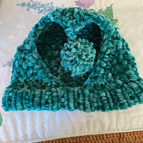 Hand Crafted Exceptionally Soft ear warmer bandanna mess bun headband NEW!! - Picture 6 of 12